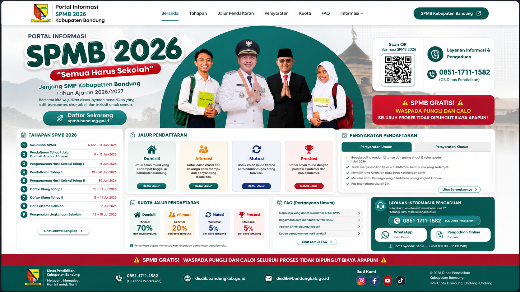 Informasi SPMB 2026